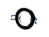 LEDline® downlight aluminium round adjustable black brushed