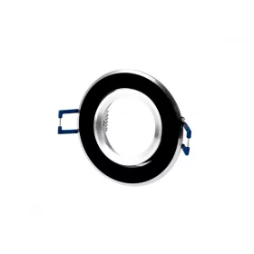LEDline® downlight aluminium round adjustable black brushed