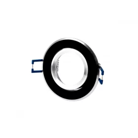 LEDline® downlight aluminium round adjustable black brushed