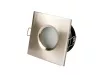 LEDline® downlight waterproof square die cast aluminium satin