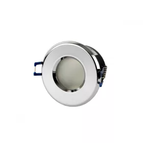   LEDline® downlight waterproof round die cast aluminium chrome