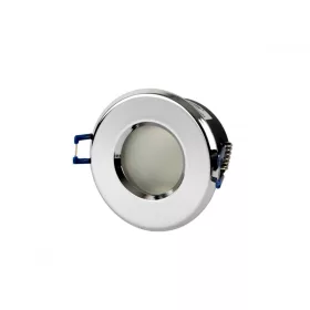   LEDline® downlight waterproof round die cast aluminium chrome