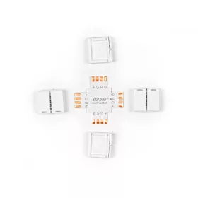   LEDline® COB strip CLICK CONNECTOR angular 10 mm 4 PIN Type + RGB