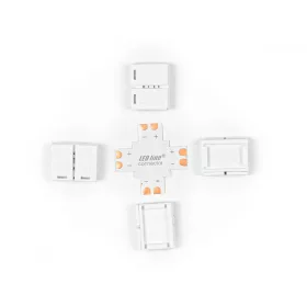   LEDline® COB strip CLICK CONNECTOR angular 8 mm 2 PIN Type +