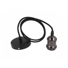 LEDline® Suspended luminaire 1xE27 aluminum pearl black