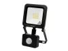 PRIME mozgásérzékelős LED-reflektor, 120°, IP65, 10 W, Természetes fehér, fekete