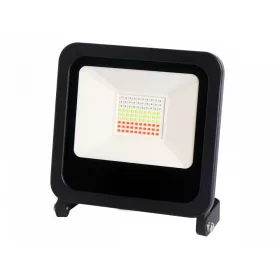   PRIME LED-reflektor, 120°, IP65, 50 W, RGB, szabályozható színhőmérséklet, fekete