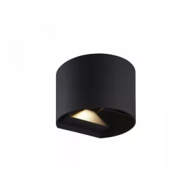   LED line LITE Outdoor wall mounted luminaire LED 2x3W 4000K IP54 black CILINDER