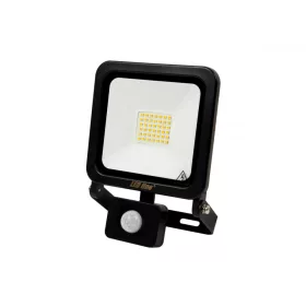   PRIME mozgásérzékelős LED-reflektor, 120°, IP65, 30 W, Hideg fehér, fekete