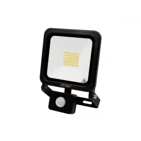   PRIME mozgásérzékelős LED-reflektor, 120°, IP65, 30 W, Hideg fehér, fekete