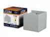 LEDline LEDOM Outdoor wall mounted luminaire LED 2x3W 4000K IP54 gray CUBE