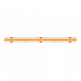   LED-szalag, COB, 2400 LED, 24 V DC, 18 W/m, IP20, meleg fehér, 5 év garancia, kiszerelés (5 méter)