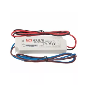   Mean Well LPC-20-700 Áramgenerátoros LED-tápegység, 90-30 V DC, IP67