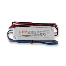 Mean Well LPV-20-24 LED-tápegység, 24 V DC, IP67