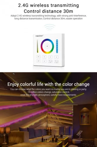 MiLight B0 RGB+CCT fali vezérlő (3273)