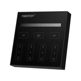   2,4G MiLight 4 zónás egyszínű RF B1B Dimmerelhető TOUCH panel, fekete (3230B)