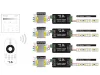 2,4G MiLight 4 zónás egyszínű távirányító Touch FUT007 (3214)