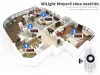 2,4G MiLight 4 zónás egyszínű távirányító Touch FUT007 (3214)