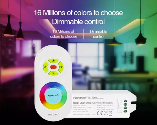 MiBoxer RGB vezérlő+távirányító  FUT042 (3275)