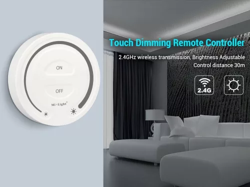 MiLight FUT087 fali érintő dimmer elemes (3272)