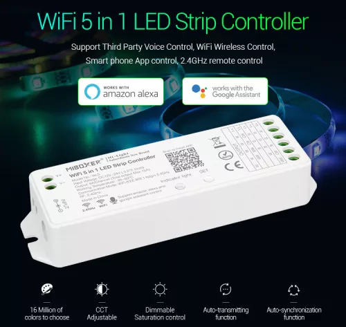 2,4G MiLight 5in1 Wifi vezérlő WL5 (3243)