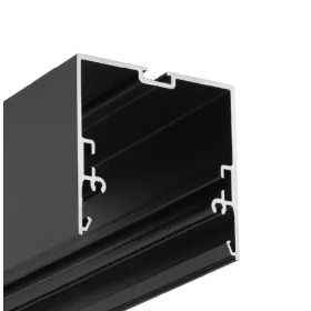 LED profile PHIL.v2 C10/Q9 4050 black anod. /plastic bag