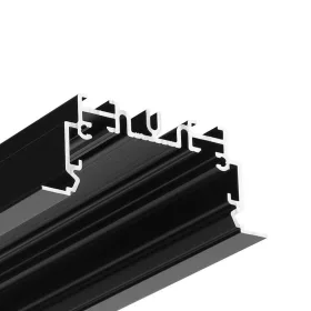   LED profile PHIL.v2 recessed C10 2000 black anod. /plastic bag