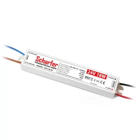 Scharfer SCH-18-24 LED-tápegység, 24 V DC, IP67