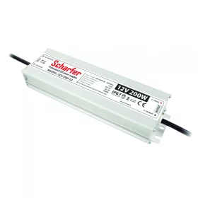 Scharfer SCH-200-12 LED-tápegység, 12 V DC, IP67