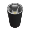 TORRE 18W 230V IP54 CCT 99x78x162 mm kerek fekete 