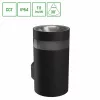 TORRE 9W 230V IP54 CCT 99x78x156 mm kerek fekete 