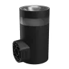 TORRE 9W 230V IP54 CCT 99x78x156 mm kerek fekete 