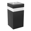 TORRE 9W 230V IP54 CCT 99x78x156 mm négyzetes fekete