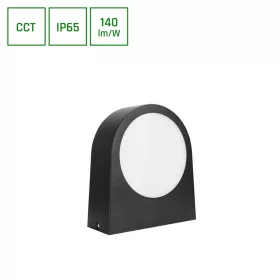   VERSA 15W CCT 230V 100DEG IP65 70X180x196MM BLACK FACADE LAMP
