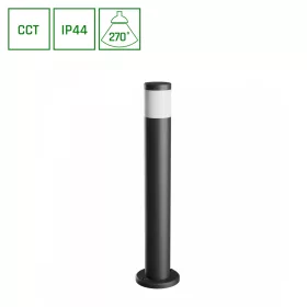   STELLA COLUMN GU10 6W CCT 230V 270DEG IP44 IK08 175X722MM BLACK ROUND