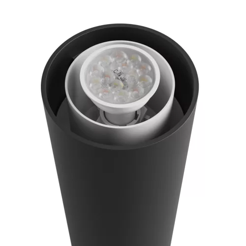 STELLA COLUMN GU10 6W CCT 230V 270DEG IP44 IK08 175X722MM BLACK ROUND