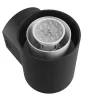 STELLA COLUMN WALL GU10 6W CCT 230V 270DEG IP44 IK08 100X120X245MM BLACK ROUND FACADE LAMP