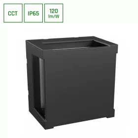 VERTO SQUARE CUP 10W CCT 230V IP65 160X160X110MM BLACK