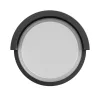 VERTO ROUND EDGE 10W CCT 230V 160/120DEG IP65 170X100MM BLACK