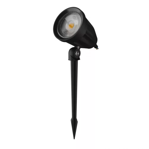 FLORI LIGERO GARDEN LAMP 6W CW 230V 40st IP65 53X66X67mm + 145MM SPIKE BLACK