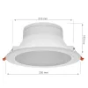 [OUTLET] CEILINE III LED DOWNLIGHT 230V 30W 230X103mm CW