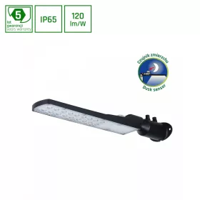   STREETOS SLIM 50W NW 230V 140/85DEG IP65 505x109x76mm BLACK 5Y WARRANTY SPECTRUM