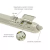LIMEA GIGANT HERMETIC 600MM 20W NW 230V 120DEG IP65 IK10 600X72X70MM GRAY 5Y WARRANTY