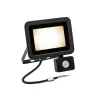 NOCTIS LUX 2 mozgásérzékelős LED-reflektor, 120°, IP44, 30 W, Meleg fehér, fekete