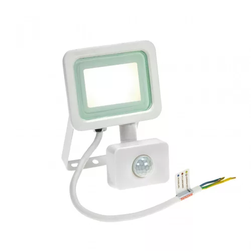 NOCTIS LUX 2 mozgásérzékelős LED-reflektor, 120°, IP44, 10 W, Természetes fehér, fehér