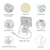 NOCTIS LUX 2 mozgásérzékelős LED-reflektor, 120°, IP44, 10 W, Természetes fehér, fehér
