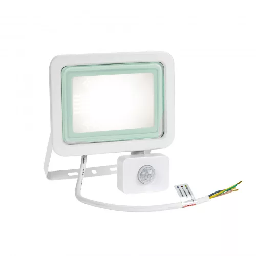 NOCTIS LUX 2 mozgásérzékelős LED-reflektor, 100°, IP44, 30 W, Természetes fehér, fehér