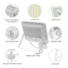 NOCTIS LUX 2 mozgásérzékelős LED-reflektor, 100°, IP44, 50 W, Hideg fehér, fehér