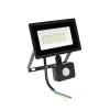 NOCTIS mozgásérzékelős LED-reflektor, 120°, IP44, 20 W, Hideg fehér, fekete