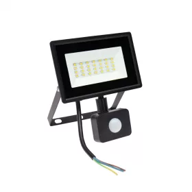   NOCTIS mozgásérzékelős LED-reflektor, 120°, IP44, 20 W, Hideg fehér, fekete